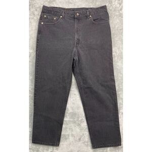 Levi's 550 Men's Jeans Relaxed Fit 40x30 (Actual 39x30)‎ Faded Black Wash Denim
